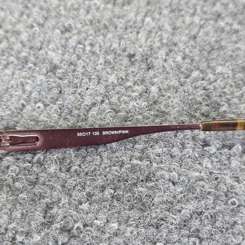 Wittnauer Women Eyeglasses Frames Only Annabelle Brown/Pink 55-17 135